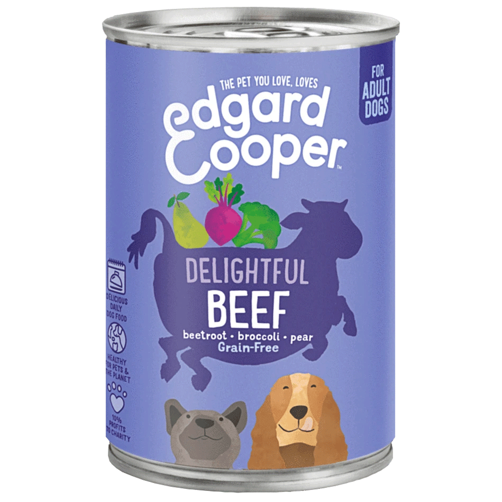 Edgard & Cooper Adult Beef with Beetroot, Broccoli & Pear 400g