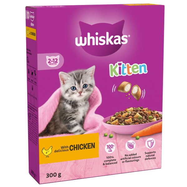 Whiskas Dry Kitten Food with Chicken
