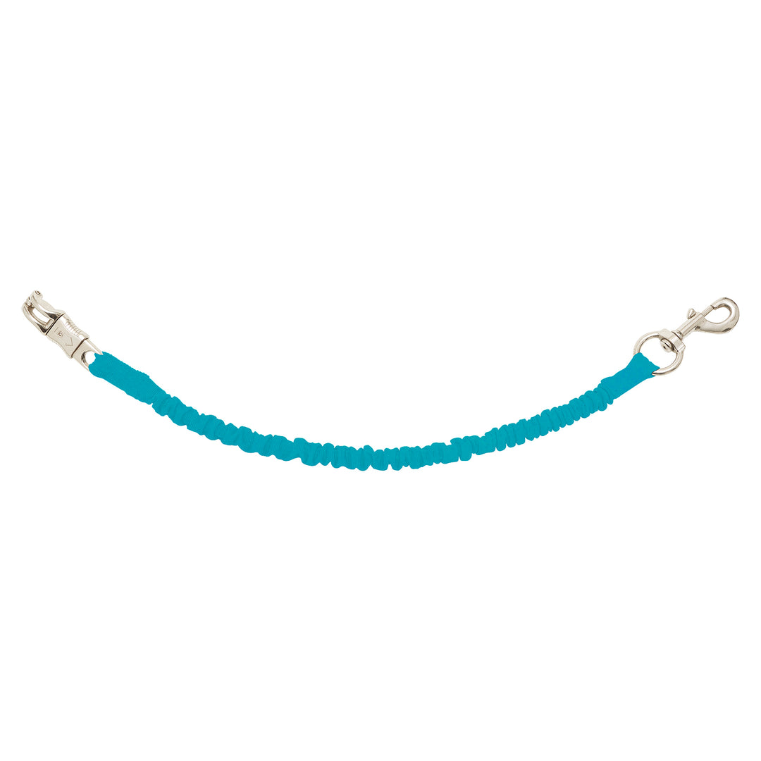 The Perry Equestrian Quick Release Trailer Bungee Tie in Turquoise#Turquoise