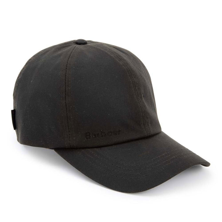 The Barbour Mens Wax Sports Cap in Olive#Olive