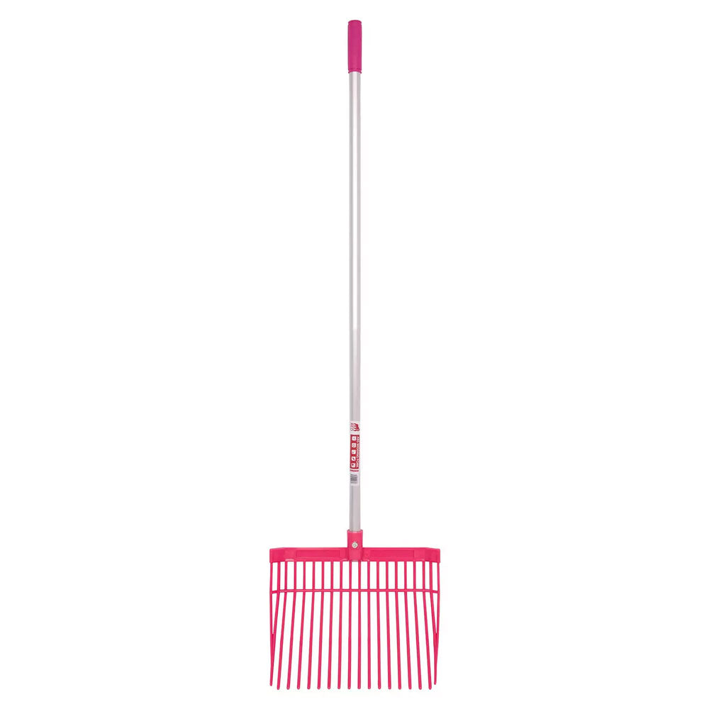 The Faulks Shavings Bedding Fork in Dark Pink#Dark Pink