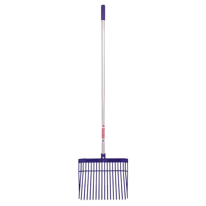 The Faulks Shavings Bedding Fork in Purple#Purple