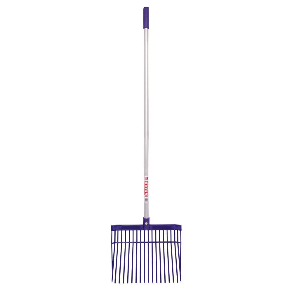 The Faulks Shavings Bedding Fork in Purple#Purple