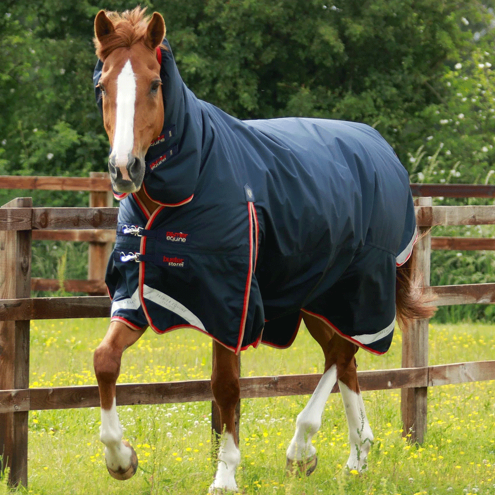 Premier Equine Buster Storm 200g Combo Turnout#Navy