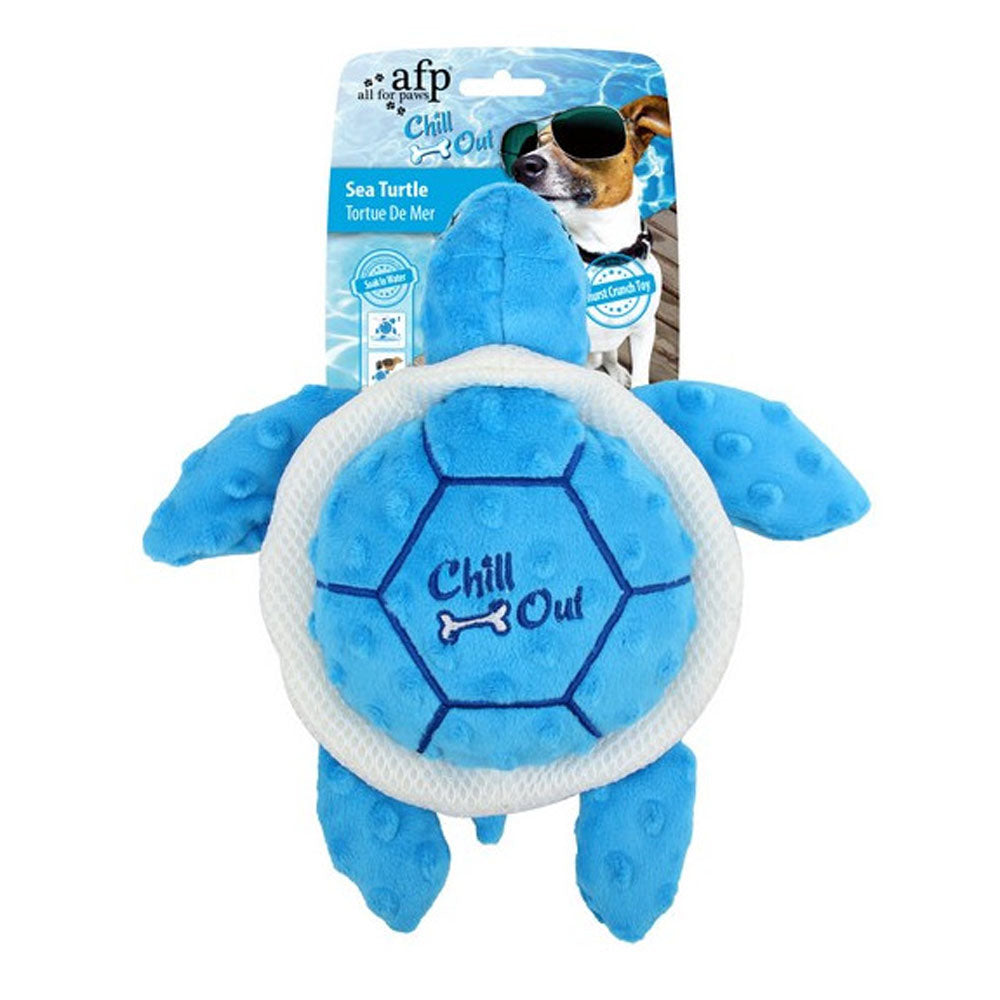 All For Paws Chill Out Sea Turtle Dog Toy
