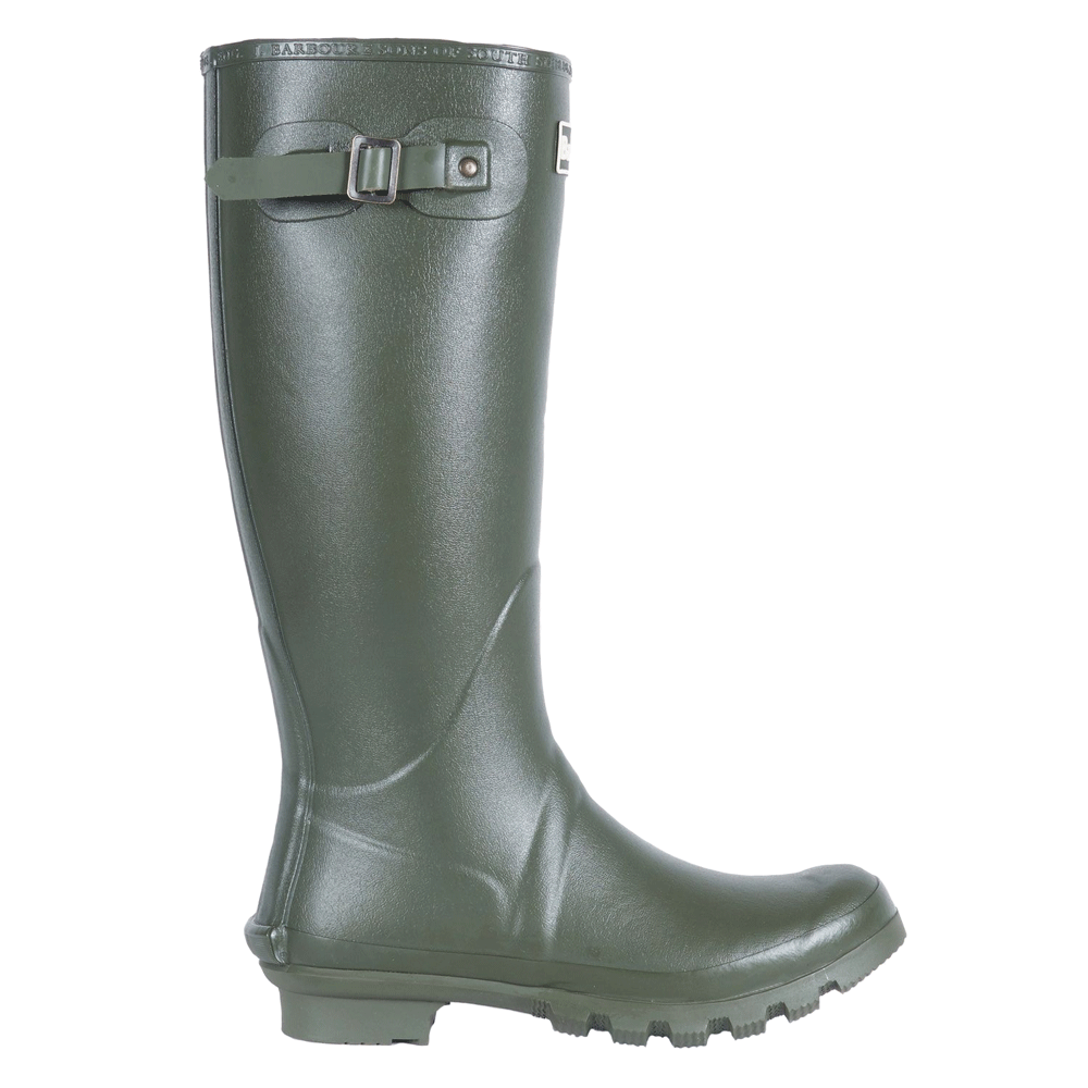 The Barbour Mens Bede Welly in Green#Green