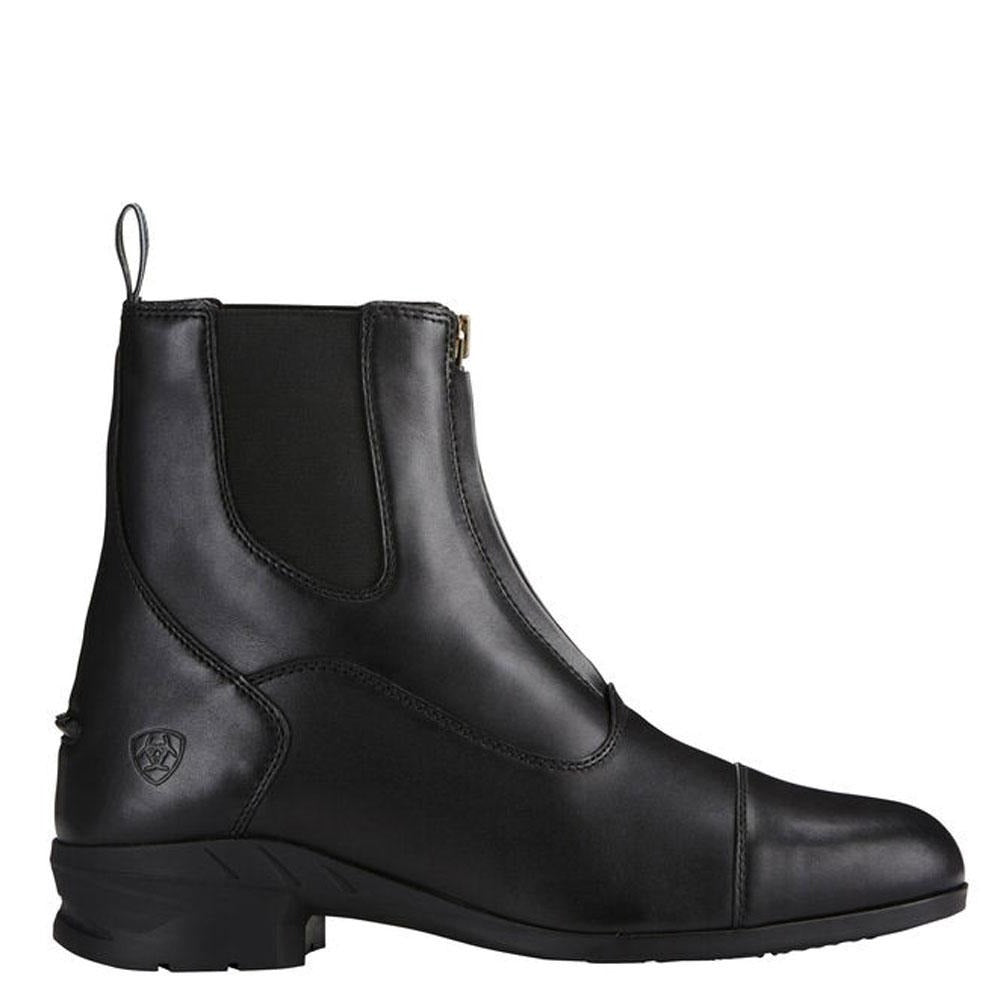 The Ariat Mens Heritage IV Zip Paddock Boots in Black#Black