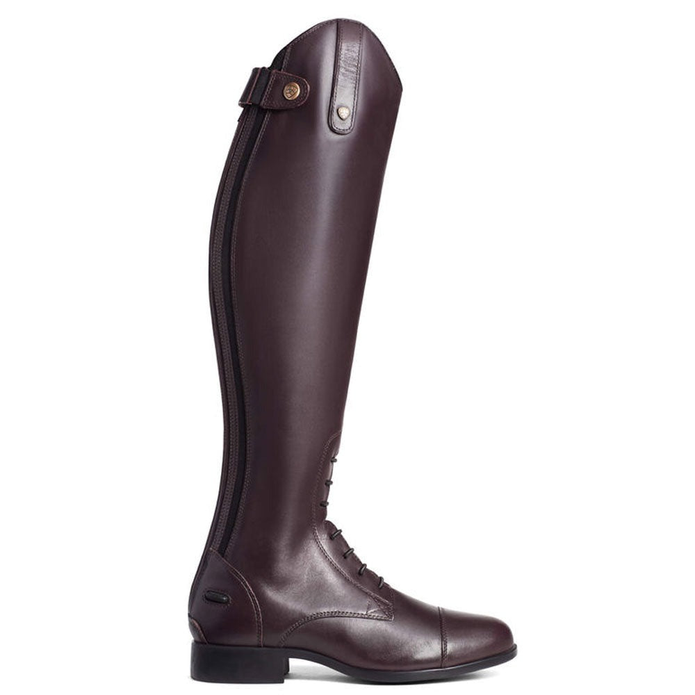 The Ariat Ladies Heritage II Contour Field Zip Tall Boots in Brown#Brown