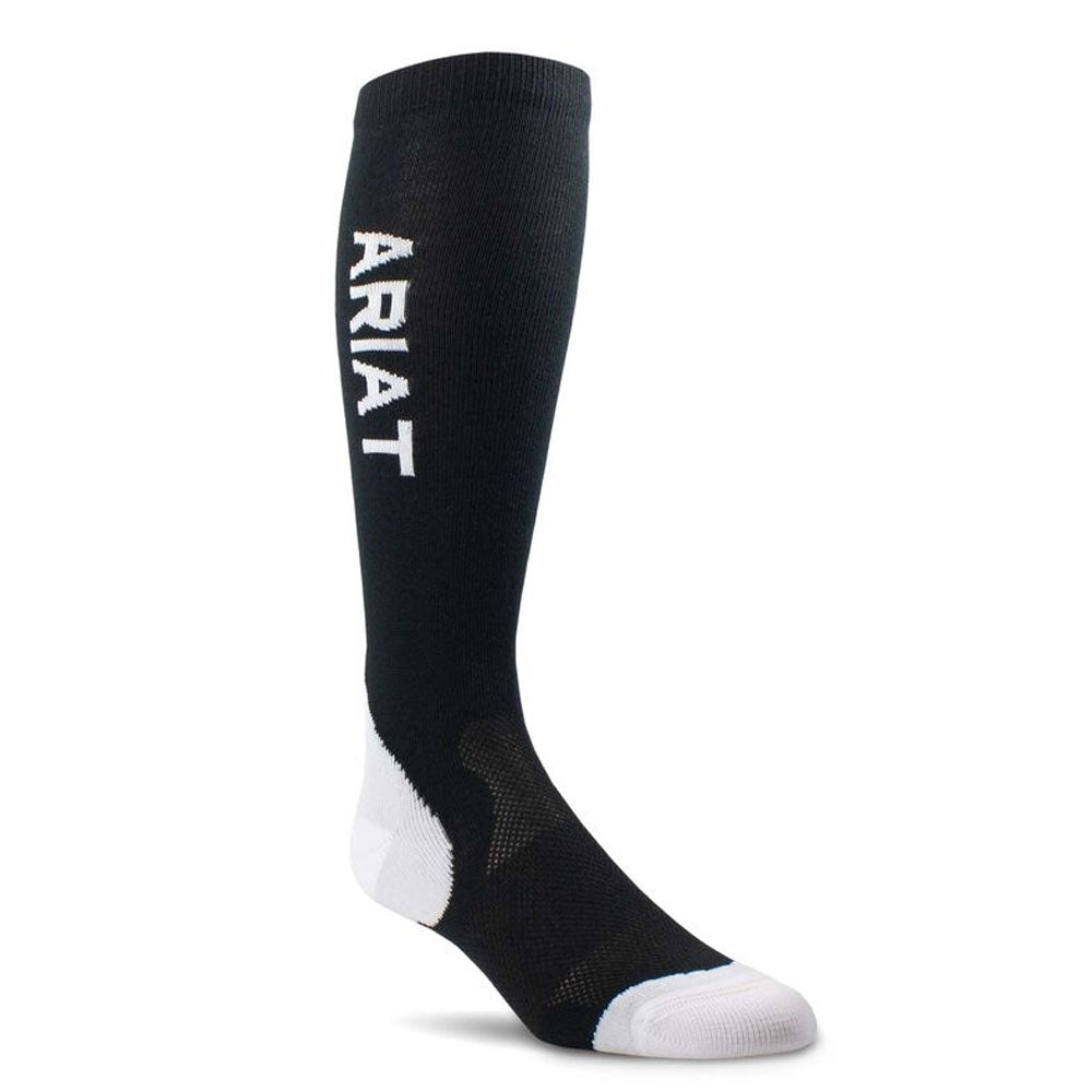 The AriatTek® Performance Socks in Black#Black