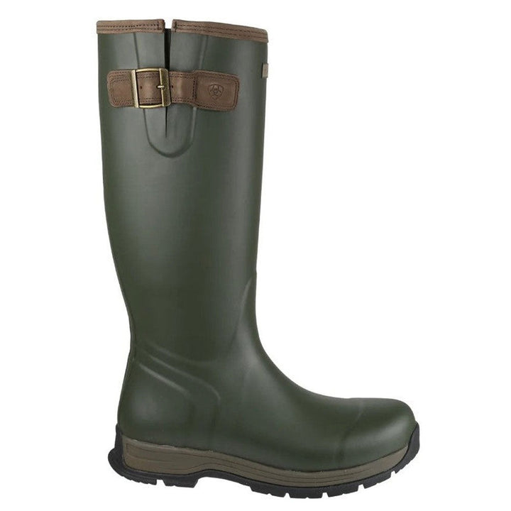 The Ariat Mens Burford Insulated Wellies in Green#Green