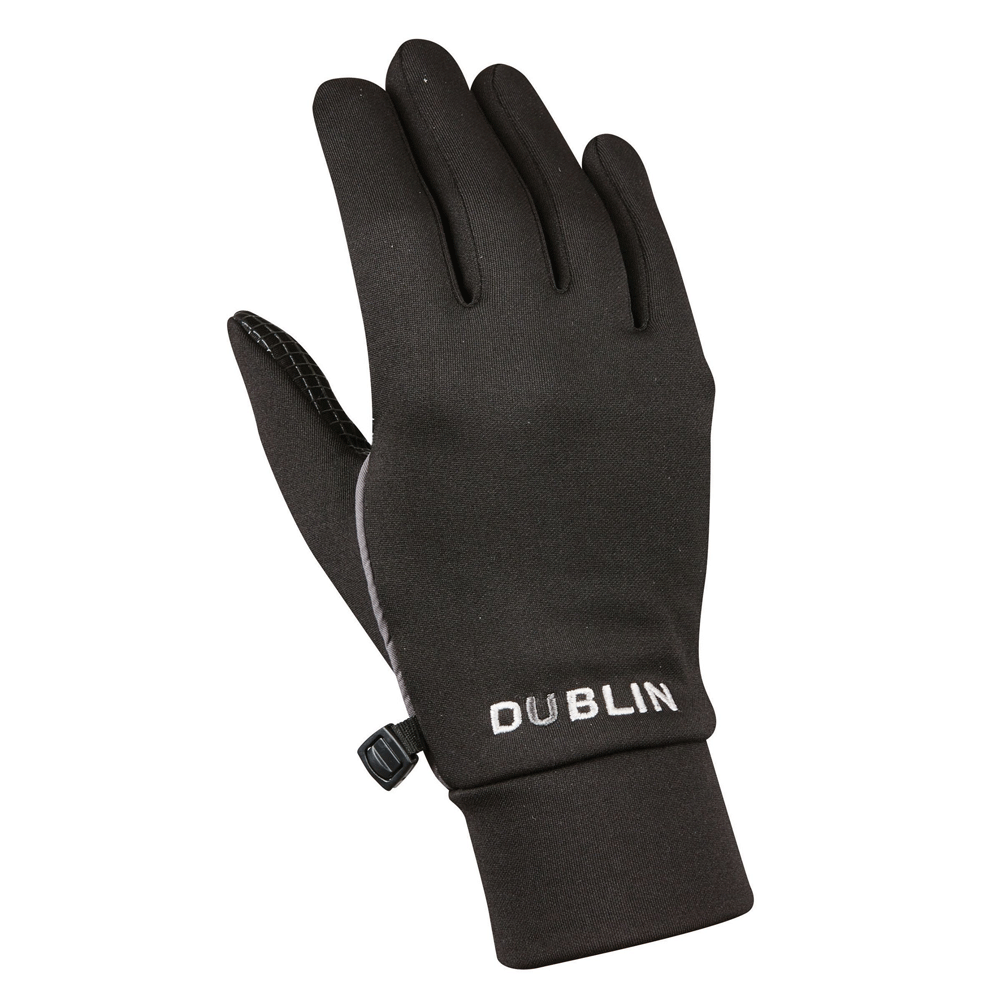 The Dublin Thermal Riding Gloves in Black#Black