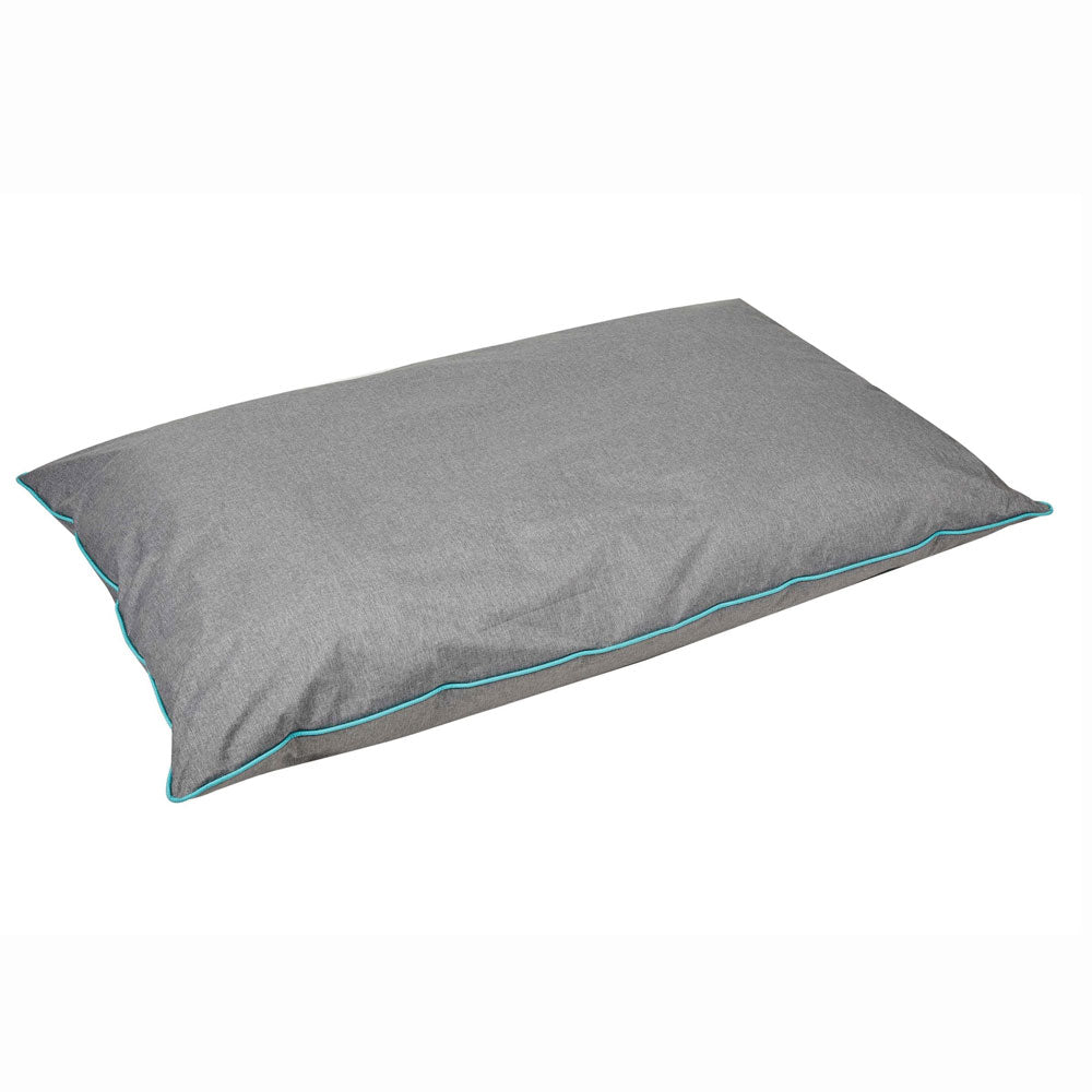 The Weatherbeeta Waterproof Pillow Dog Bed in Grey#Grey