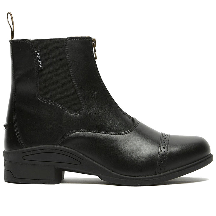 The Dublin Childs Altitude Zip Paddock Boots in Black#Black