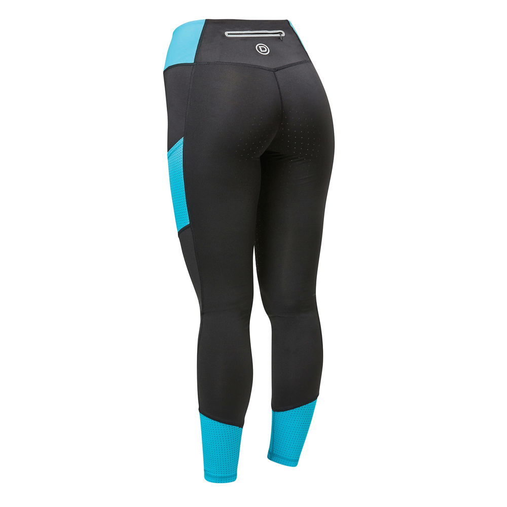 The Dublin Ladies Power Performace Mid Rise Tights in Turquoise#Turquoise
