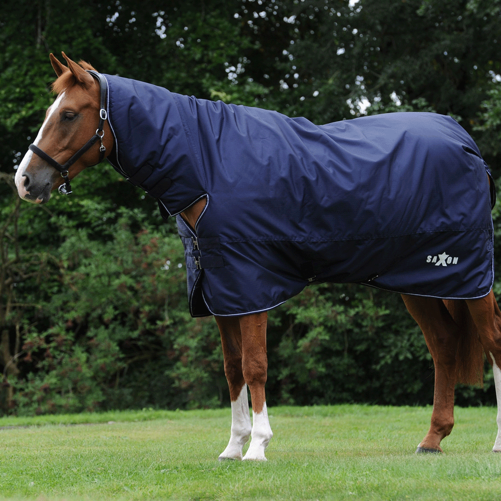 The Saxon Defiant 600D Combo Medium Turnout in Navy#Navy