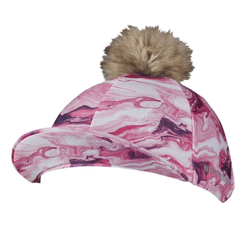 Weatherbeeta Hat Silk in Pink Print#Pink Print