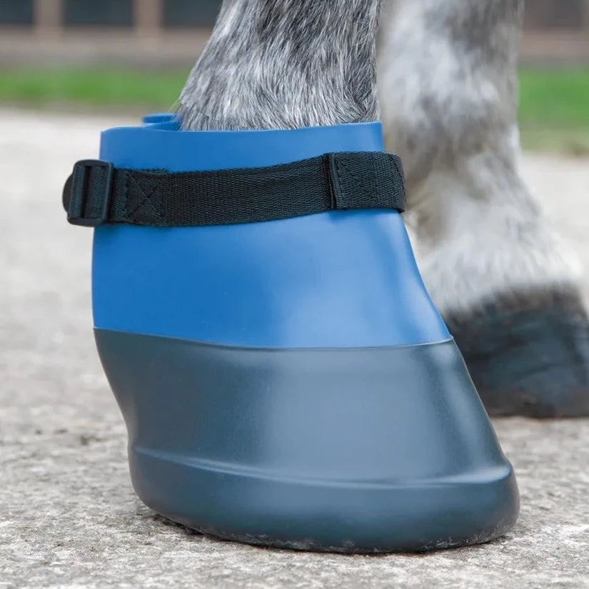 Horse wearing the ARMA Poultice Boot from Shires Equestrian