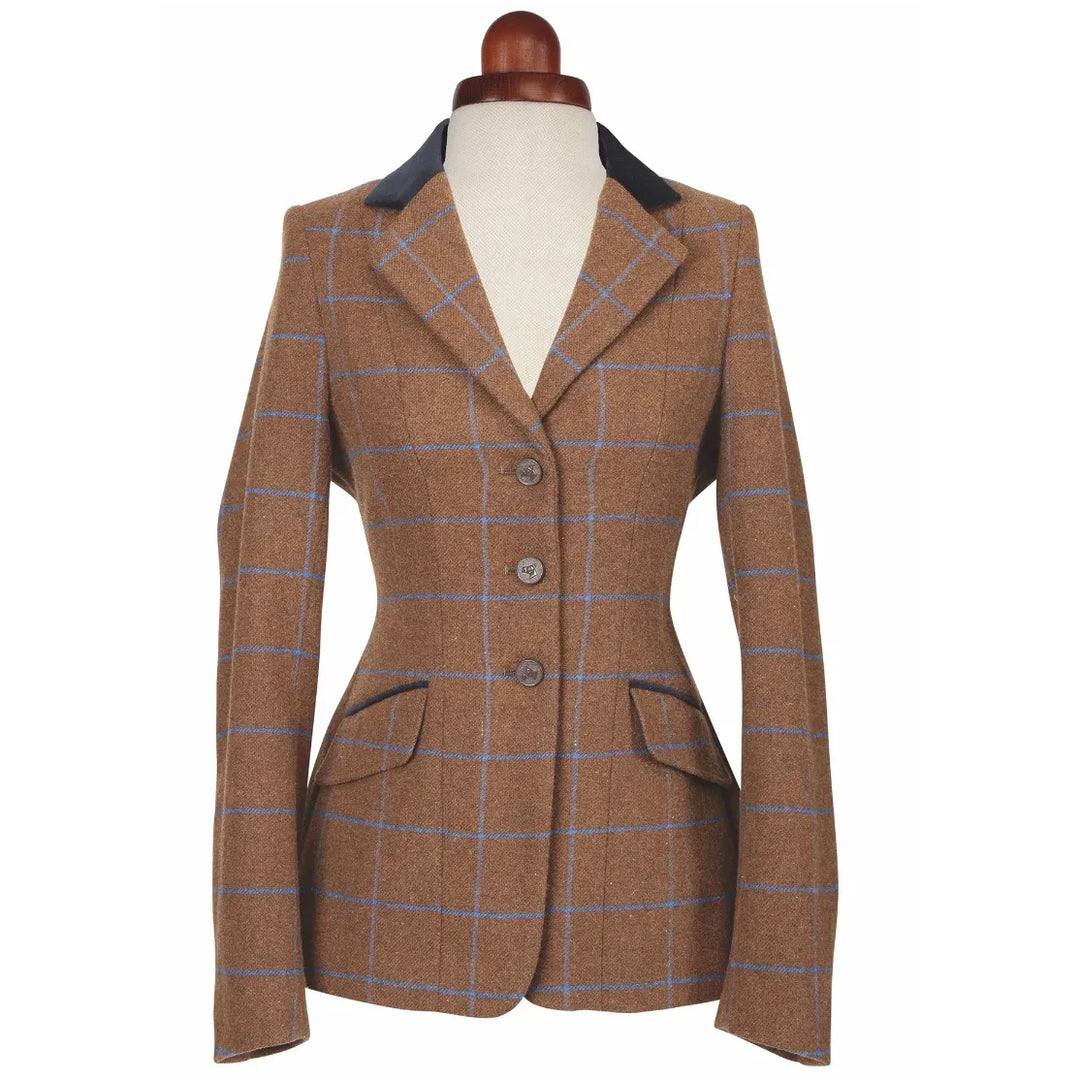 Aubrion Ladies Saratoga Tweed Jacket in Brown#Brown