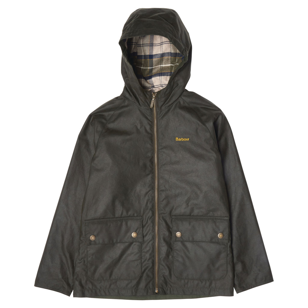 Barbour Boys Hooded Bedale Wax | Millbry Hill