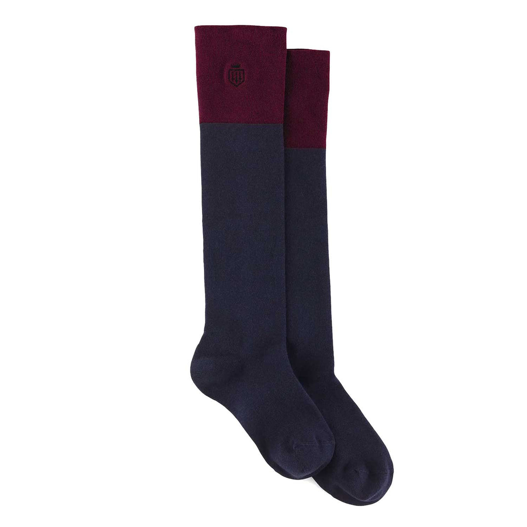 The Fairfax & Favor Ladies Boot Socks in Plum#Plum