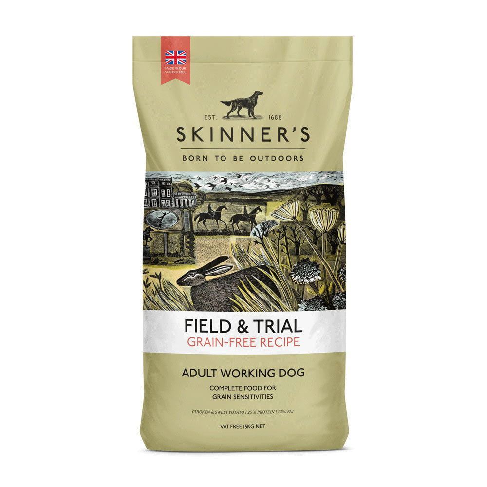 Skinners Field & Trail Grain Free Dog Food with Chicken & Sweet Potato 15kg