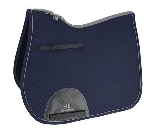 The Hy Sport Active GP Saddle Pad in Navy#Navy