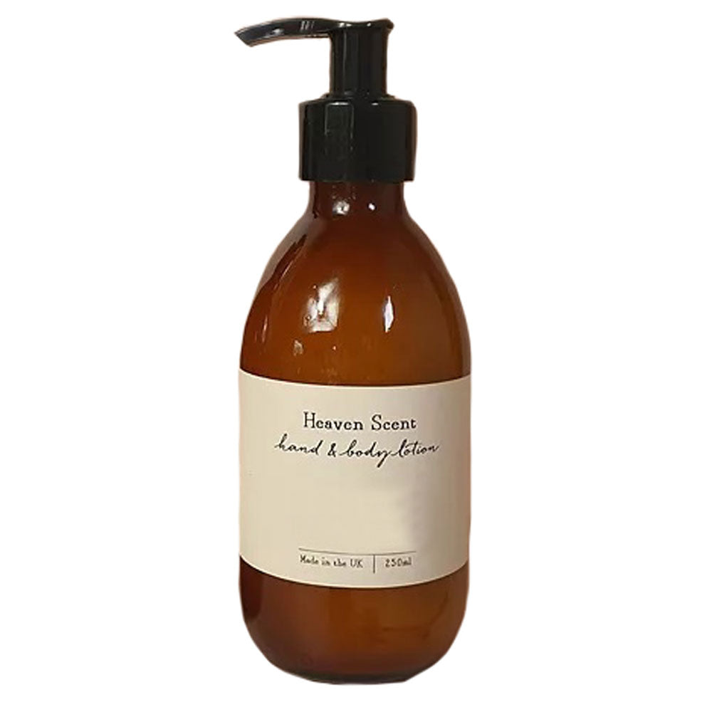 Heaven Scent Relaxing Glass Hand & Body Lotion Pump 250ml