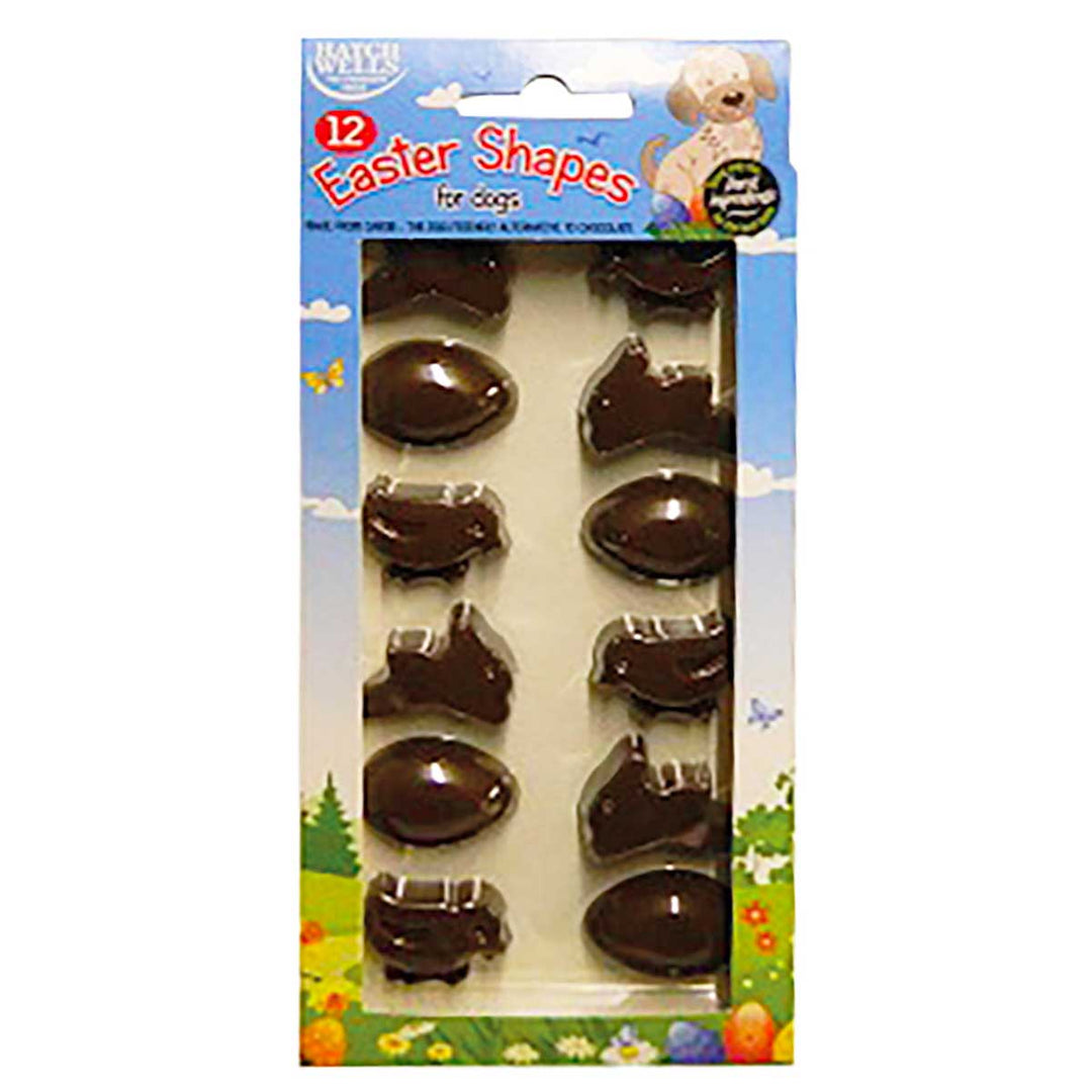 Hatchwells Dog Carob Easter Shaped Dog Treats Pack
