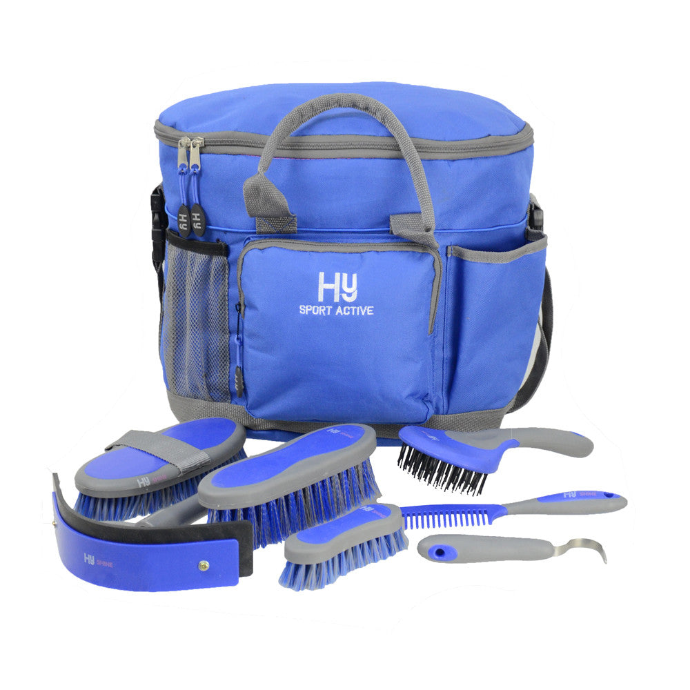The Hy Sport Active Complete Grooming Kit Bag in Navy#Navy