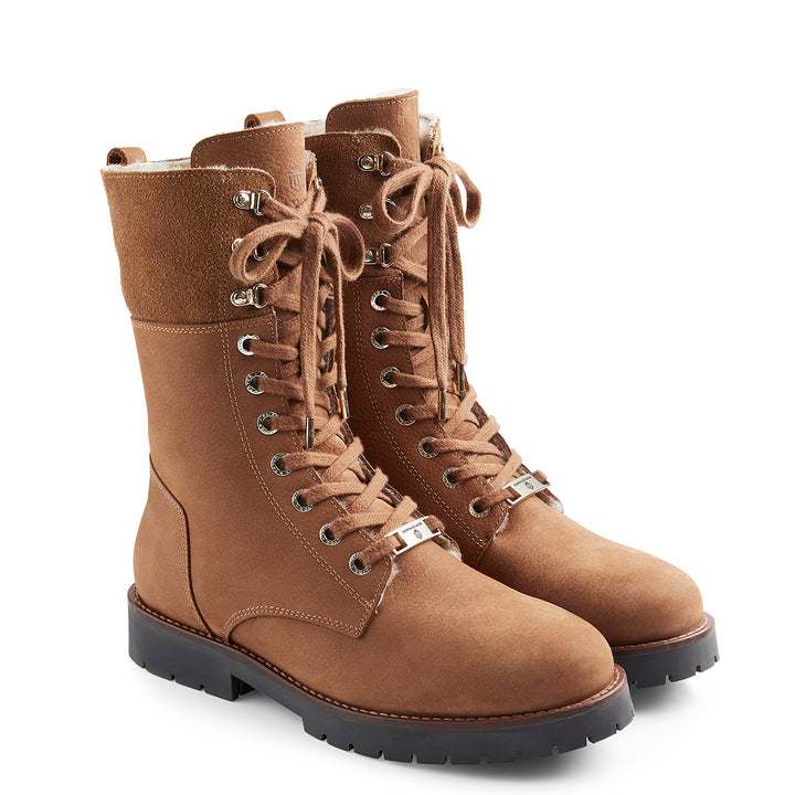 Fairfax & Favor Ladies Shearling Lined Anglesey Boots