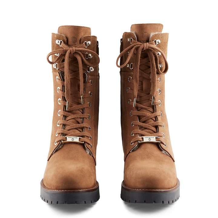 Fairfax & Favor Ladies Shearling Lined Anglesey Boots
