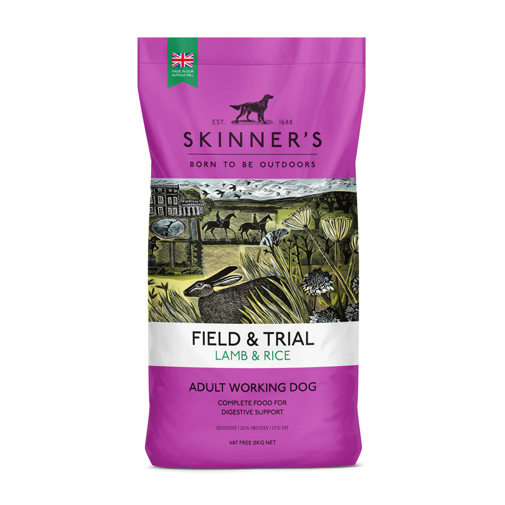 Skinners Field & Trial Dog Food with Lamb & Rice 15kg