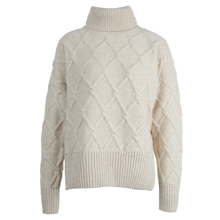 The Barbour Ladies Perch Knit in Beige#Beige