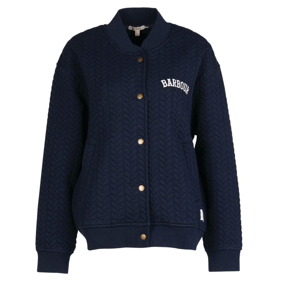 The Barbour Ladies Chesil Overlayer in Navy#Navy