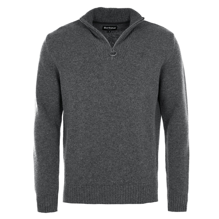 Barbour Mens Essential Lambswool Half Zip Sweater