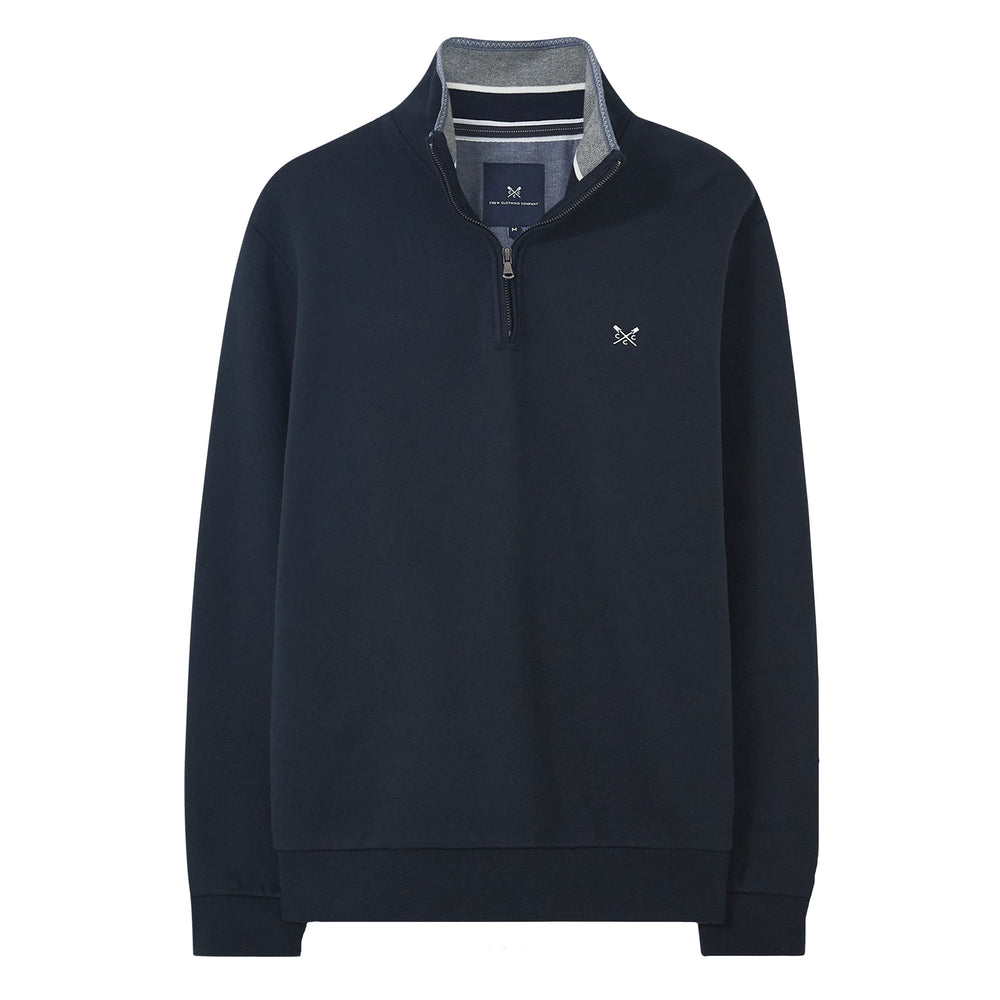 Crew Mens Classic 1/2 Zip Sweat ShirtThe Crew Mens Classic 1/2 Zip Sweat Shirt in Navy#Navy