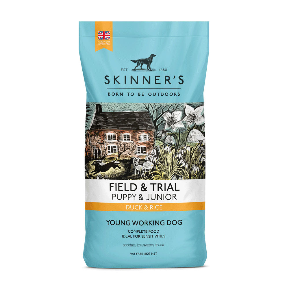 Skinners Field & Trial Puppy Food with Duck & Rice 15kg