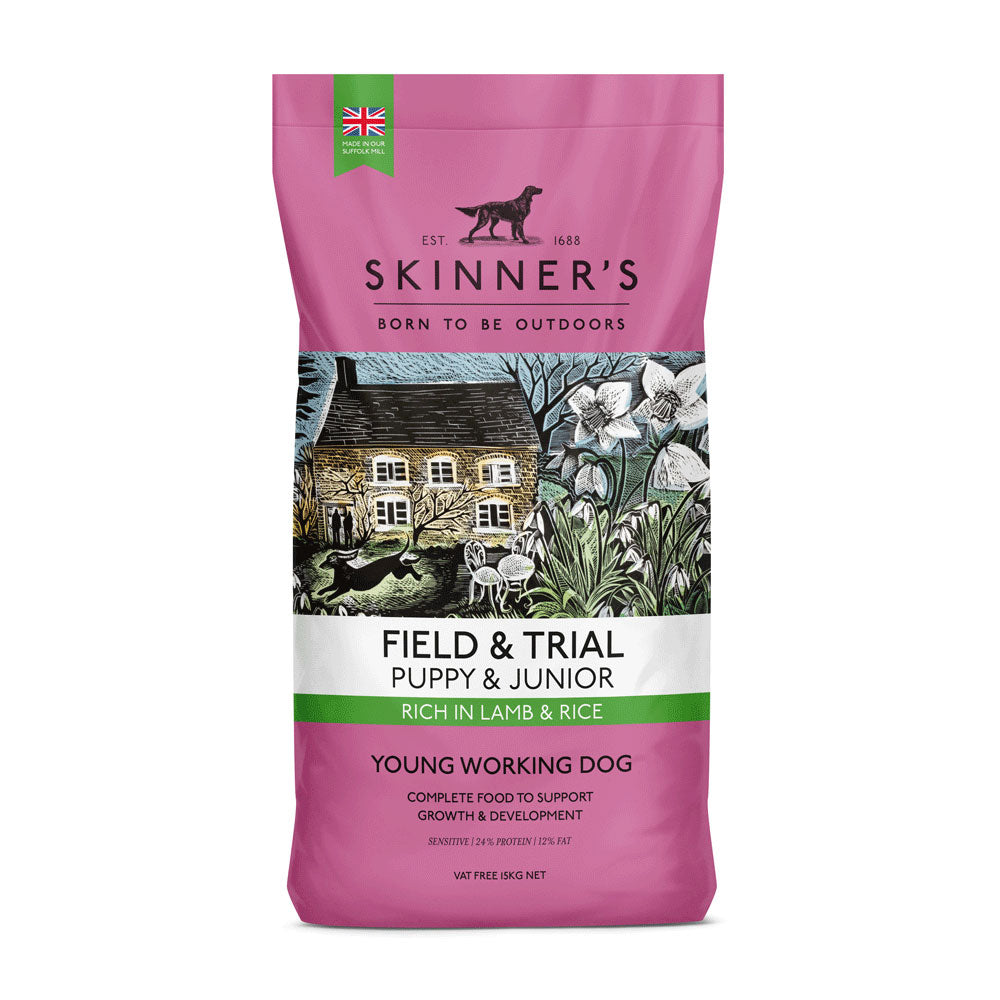 Skinners Field & Trial Puppy Food with Lamb & Rice 15kg
