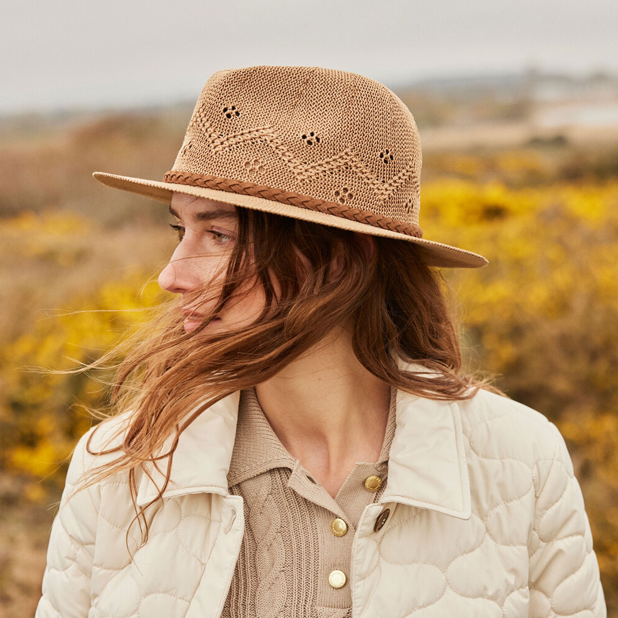 Barbour women's discount hat