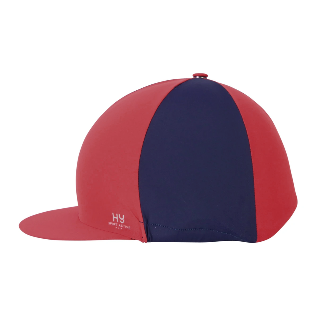 The Hy Sport Active Lycra Hat Cover in Burgundy#Burgundy