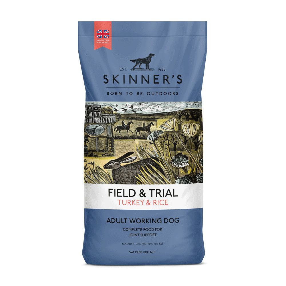 Skinners Field & Trial Turkey & Rice Dog Food 2.5kg