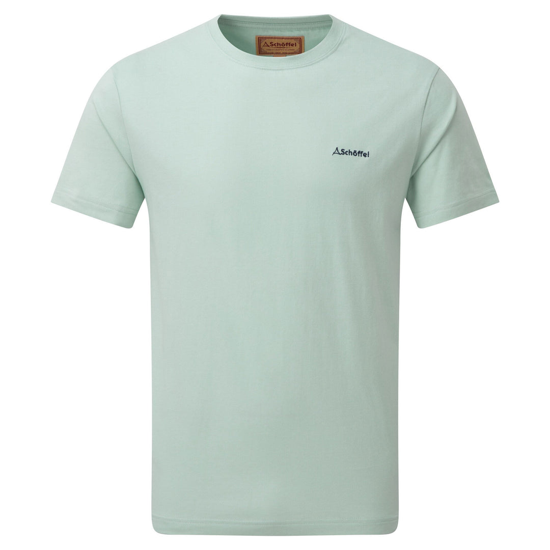 The Schoffel Mens Trevone T Shirt in Light Green#Light Green
