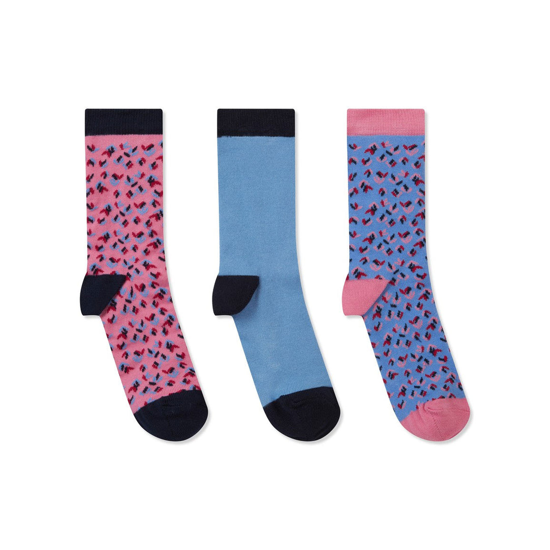 The Schoffel Ladies Bamboo Socks (Pack of 3) in Baby Blue#Baby Blue
