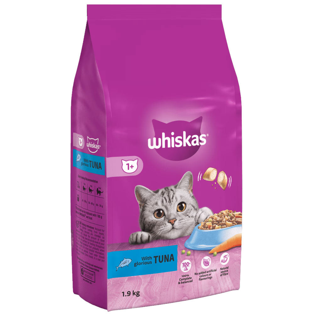 Whiskas 1+ Dry Cat Food with Tuna 1.9kg