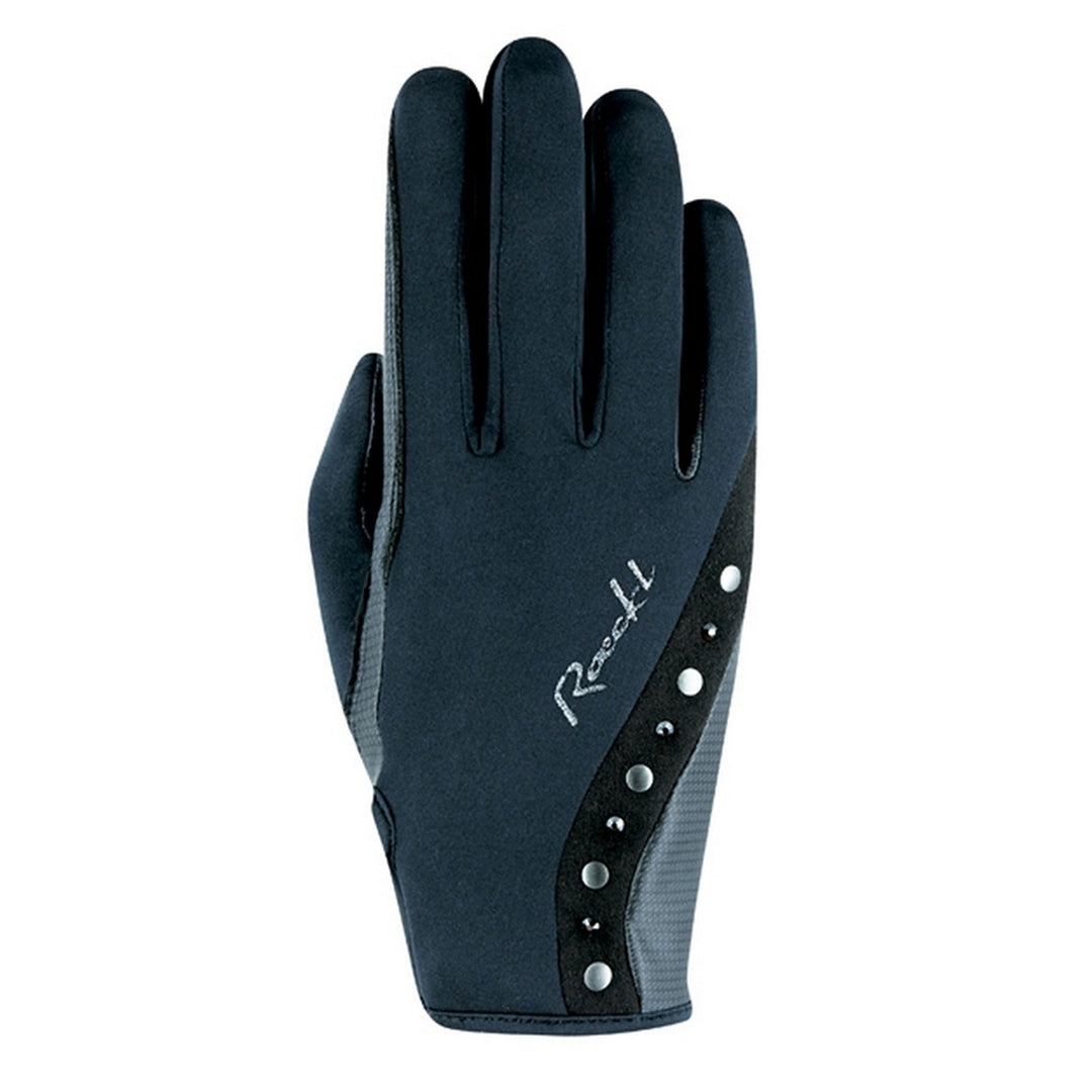 The Roeckl Ladies Jardy Riding Gloves in Navy#Navy