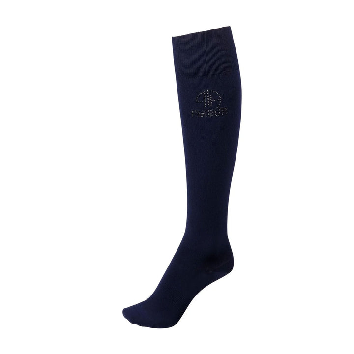 The Pikeur Ladies Kniestrumpf Rhinetuds Socks in Blue#Blue