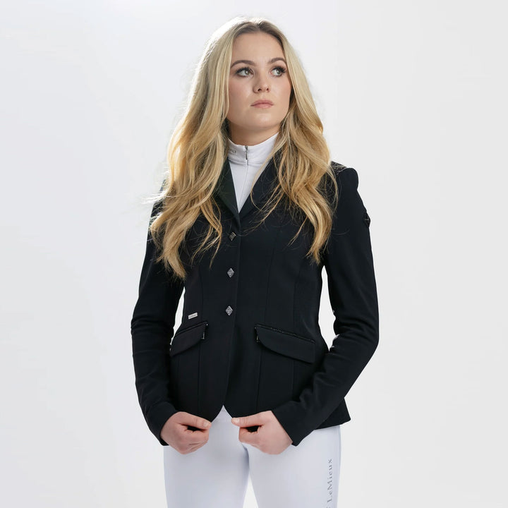 The LeMieux Ladies Dynamique Show Jacket in Black#Black