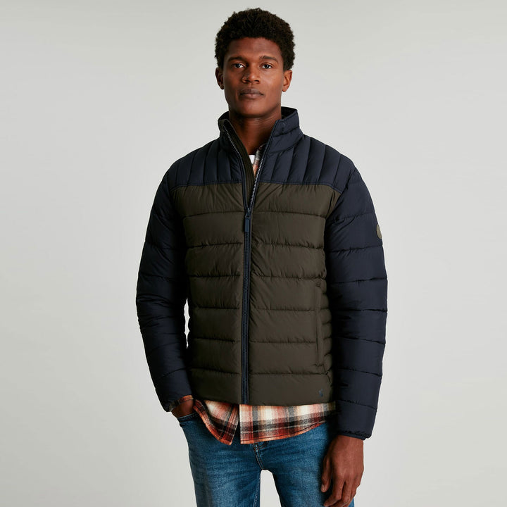 Joules Mens Go To Padded Jacket#Dark Green