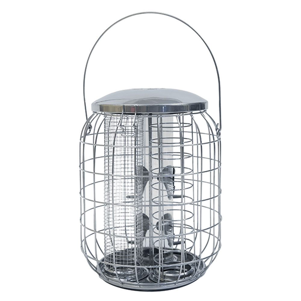 The Henry Bell Sterling Squirrel Proof Feeder in Silver#Silver