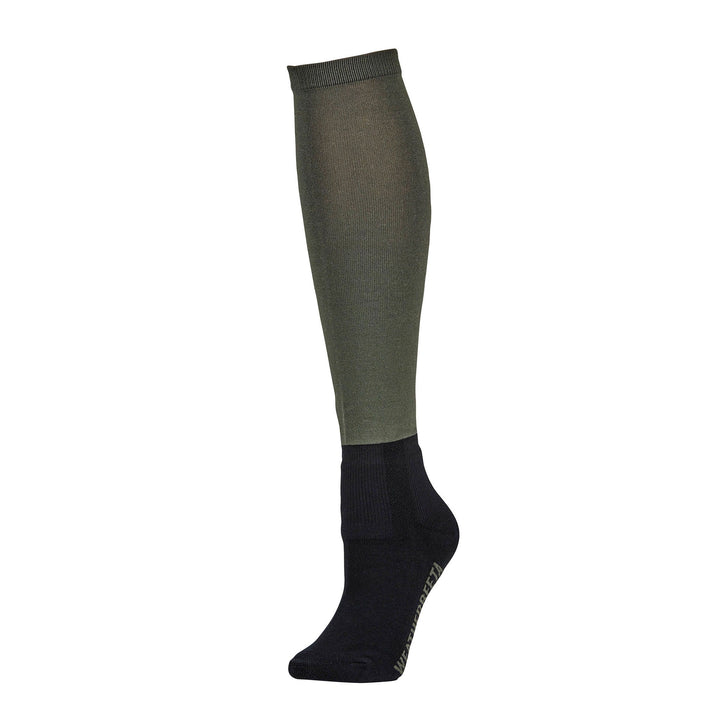 The Weatherbeeta Prime Stocking Socks Adults in Olive#Olive